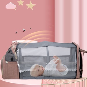 Sac à dos multifonctionnel pour maman et bébé, sac à langer pliable, nouveau sac à dos pour couches et biberons - Product Image 3
