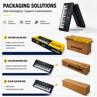 Clavier de piano personnalisé BD-373, orgue électrique portable, 37 touches, jouet musical électronique pour enfants, instruments de musique