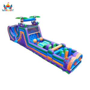 Parcours d'obstacles gonflable en PVC sur mesure WINWAYTOUS, nouvelle conception, pour sports de plein air, 5 à 10 passagers - Product Image 2