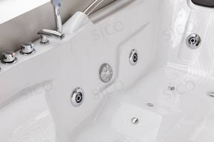 Baignoire Balnéo Style Européen à Prix Avantageux, Baignoire à Remous en Acrylique Avec Cascade et Massage à Air - Product Image 5