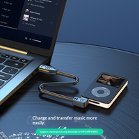Kabel Data Mini USB Konektor Sudut Kanan 90 Derajat Tembaga Bebas Oksigen untuk Transmisi 2.0 untuk Perekam Mobil Pengisian Daya Kamera