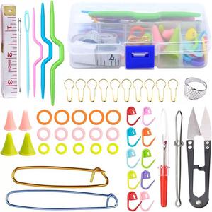 Kit de <span class=keywords><strong>couture</strong></span> de tissage fait à la main bricolage outil <span class=keywords><strong>magique</strong></span> en boîte transfrontalière Portable 3mm comprend des aiguilles en plastique de marques de coupe de fil - Product Image 2