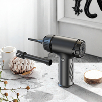 Souffleur de poussière sans fil portable rechargeable à charge rapide pour le nettoyage des boîtiers d'ordinateur, des claviers, des voitures et des véhicules