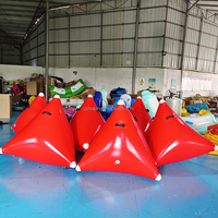 Offre Spéciale eau libre Triangle bouées marqueur bouées gonflable flottant Bouys