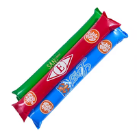 Bâtons gonflables personnalisés en plastique avec logo, bruiteurs colorés portables pour stades et événements festifs