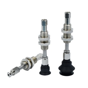 Raccords pneumatiques en acier inoxydable, connecteur fileté M10 avec ressort et base en caoutchouc pour connexion de tuyau d'air - Product Image 1