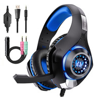 Casque de jeu filaire GM-1 avec annulation active du bruit (ANC), cordon de 1,9 m pour ordinateur et téléphone portable