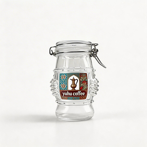 Nuevo Diseño de Envase de Vidrio con Forma de Tambor Conga de 420 ml con Tapa de Cierre Hermético para 100 g de Café Instantáneo Liofilizado - Product Image 6