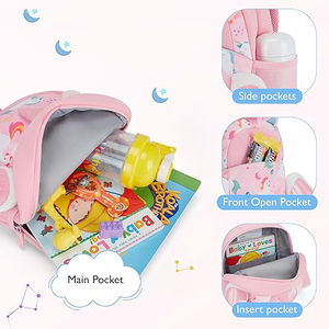 Zaino personalizzato Mini cartone animato fabbrica cinese originale rosa <span class=keywords><strong>borsa</strong></span> da scuola personalizzata sacchetti di scuola impermeabili per bambini - Product Image 2