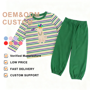 Customized Logo <strong>Mardi</strong> <strong>Gras</strong> Kids Apparel Boys Appliqued t Shirts Factory Wholesale <strong>Mardi</strong> <strong>Gras</strong> Boutique <strong>Outfits</strong> for Kids - Product Image 2
