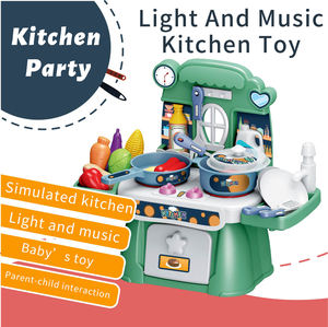 Ensemble d'accessoires de cuisine pour bébé personnalisé Cuisine en plastique pour enfants Effets sonores Jeu de rôle Jouet pour filles - Product Image 3
