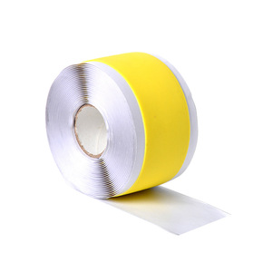 Electrical Tape Silicone Rubber Self Adhesive Flame Retardant Waterproof 0.7mm White Yellow Black Blue Double Sided - Product Image 1