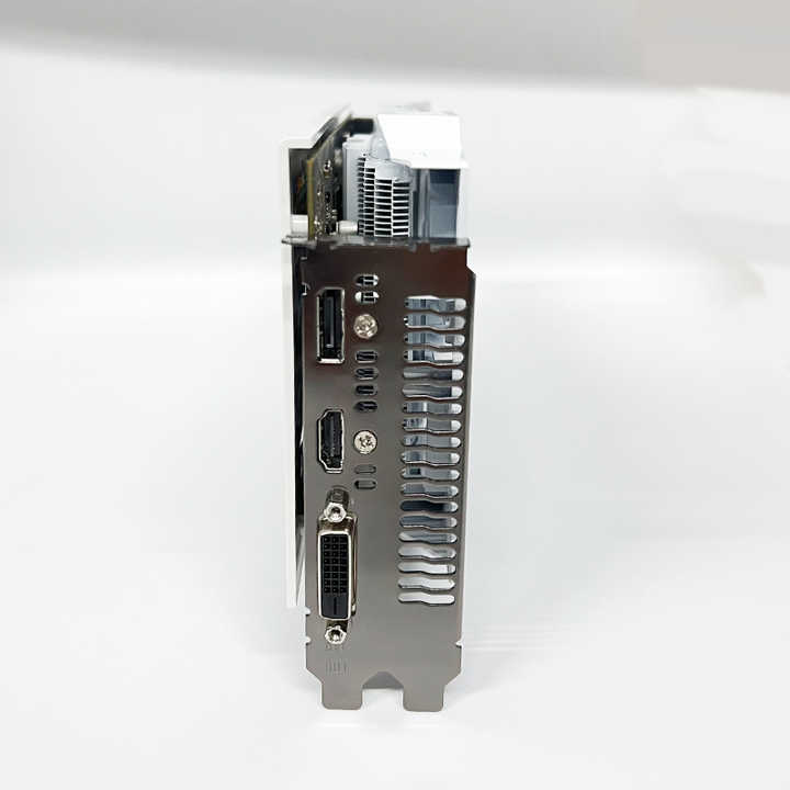 최신 디자인 화이트 로그 스트릭스 580 오리지널 바이오스 게임 GPU Rx580 2048sp 그래픽 카드 VGA RX 580 ...