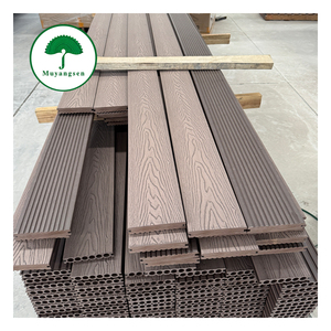 En stock – Kit de revêtement de sol composite antidérapant, aspect <span class=keywords><strong>bois</strong></span>, gaufrage 3D, sans entretien, pour terrasse et jardin - Product Image 1