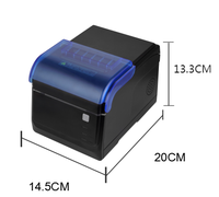 Impresora de Recibos Térmica Inalámbrica SX-89V con Puerto Serie Ethernet USB, Impresora POS para Pequeñas Empresas, Compatible con Android y Windows