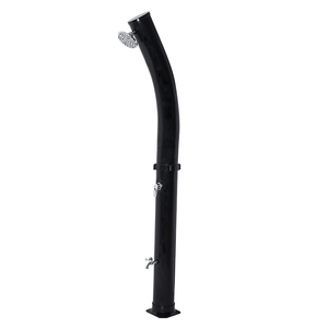 Promotion : Douche solaire noire 35L à corps flexible pour extérieur, camping, plage, <span class=keywords><strong>piscine</strong></span> et jardin, avec fonction lavage des pieds - Product Image 1
