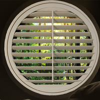 Persianas Modernas para Interiores, Forma Especial, Rejillas de Madera para Ventanas, Triangulares, Redondas, Ovaladas, para Apartamentos, Hospitales, Escuelas