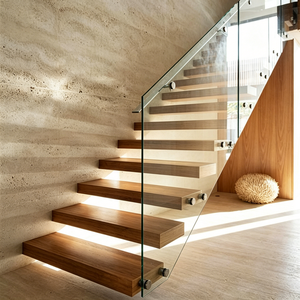 <span class=keywords><strong>Escalier</strong></span> métallique superposé moderne pour hôtel, villa, loft, duplex - Construction <span class=keywords><strong>en</strong></span> acier et bois durable, design suspendu à angle <span class=keywords><strong>droit</strong></span> - Product Image 2