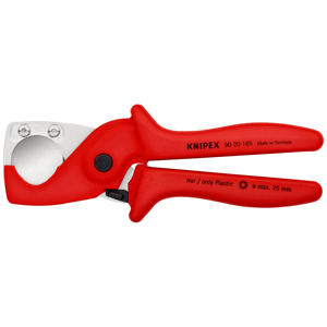 Cortador de tubos KNIPEX 90 20 185 PlastiCut para conductos de protección y mangueras de plástico reforzado con fibra - Product Image 1