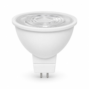 หลอดไฟ LED สปอตไลท์ MR16 ปรับความสว่างได้ DC12V 5W SMD2835 ปราศจากการกระพริบ  วัสดุพลาสติก+อะลูมิเนียม สำหรับไฟภายในอาคาร - Product Image 2