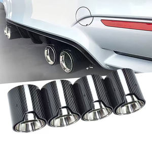 DEX Auspuffblende für BMW F80 F82 F83 F84 F87 M2 M3 M4 <span class=keywords><strong>M</strong></span> Performance – Hochwertiger Carbon SUS304 Endschalldämpfer Auspuff Endrohr - Product Image 1