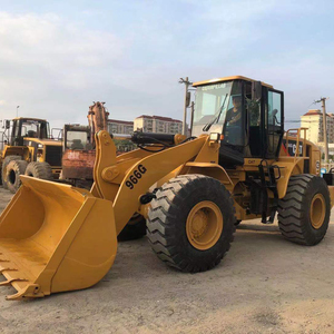 Chargeur sur roues avant Caterpillar 966H/966G d'occasion, modèle 2019, moteur 92KW, charge nominale de 20 tonnes avec pompe et moteur d'origine à vendre - Product Image 1