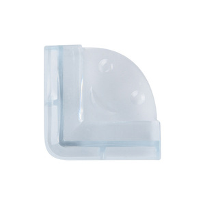 Transparent L-Shaped Silicone Corner <b>Protector</b> For <b>Table</b> Edges And Furniture Safety Guard With Soft Padding - Product Image 1