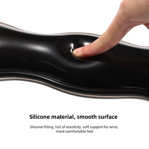 Tùy chỉnh <span class=keywords><strong>Gel</strong></span> chuột cổ tay Pad màu rõ ràng Silicone <span class=keywords><strong>gel</strong></span> bàn phím cổ tay phần còn lại Ergonomic hỗ trợ cổ tay cho bàn phím và chuột - Product Image 3