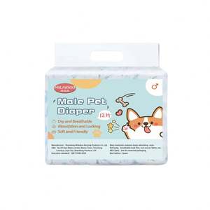 China Factory High Quality Dry Small Dog Animal Urine <b>Disposable</b> Full Size Female Pet Dog Diapers - Product Image 4