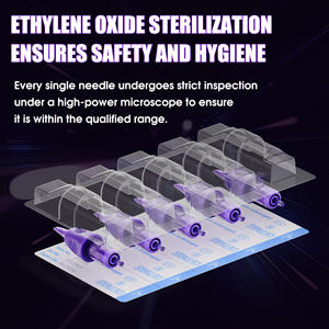 Aguja Integrada para Tatuajes Tuffking TNC-026, Recubierta de Púrpura, Hueca, Curva, <span class=keywords><strong>Magnum</strong></span>, Redonda, para Delineado, Sombreado y Degradado, 6.2x1.7cm, 7g - Product Image 5