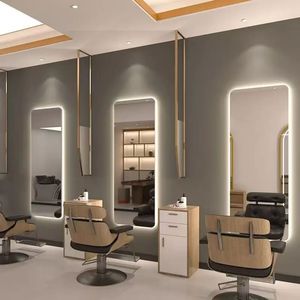 Espejos Decorativos de Lujo para Barbería, Espejo de Salón de Belleza con Luces LED para Pared - Product Image 4