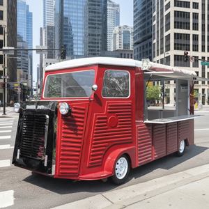 รถขายอาหารเคลื่อนที่โครงเหล็กได้รับการรับรองมาตรฐาน CE DOT สำหรับขายไอศกรีม ชานม ขนม และอาหารจานด่วนริมทาง - Product Image 1