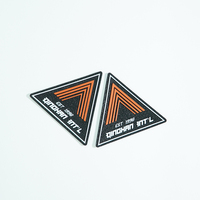 Patchs en caoutchouc PVC personnalisés conçus sur mesure Patchs en silicone avec logo en relief pour vêtements sacs chaussures sacs à main