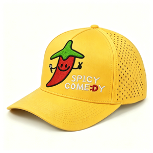 Outdoor Sports Melin Style 5 Panel <b>Waterproof</b> <b>Cap</b> Colorful Hydro Laser Hole Custom Embroidered Logo Hat - Product Image 4