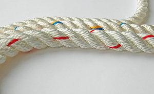 <span class=keywords><strong>Cuerda</strong></span> de Anclaje de Nailon Trenzado de 3 Hebras de Alta Resistencia con Guardacabos, Línea de Amarre de Poliamida <span class=keywords><strong>para</strong></span> Embarcaciones - Product Image 5