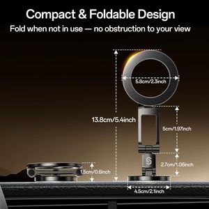 Soporte Magnético para Teléfono de Coche con Logotipo Personalizado OEM, Totalmente Metálico, 3 Ejes, 360° °   Rotación, Empaque Personalizado de Marca Privada para su Marca - Product Image 5
