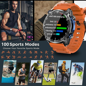 DT G1 1.43 pouces AMOLED écran montre intelligente 4GB mémoire 860mAh batterie étanche IP68 boussole BT joue <span class=keywords><strong>hors</strong></span> <span class=keywords><strong>ligne</strong></span> GPS carte réponse appels - Product Image 5