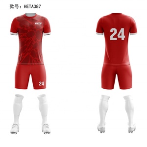 Maillot de football personnalisé, ensemble de maillots de football vintage, impression par sublimation, vêtements de football pour enfants, maillot de sport personnalisé - Product Image 5