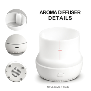 Home Hotel <strong>Mini</strong> Portable 7 LED Light 100ml Essential <strong>Oil</strong> USB Plastic Aroma Spray Humidifier <strong>Diffuser</strong> Ultrasonic 1 Year Warranty - Product Image 5
