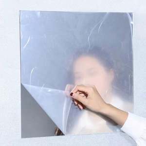 Espejo Acrílico Ovalado Pequeño de 20*20 cm, de Alta Calidad, al por Mayor, Personalizado, Estilo Bohemio Moderno, Flexible, sin Marco, Combinación Autoadhesiva - Product Image 4