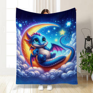 Manta de dinosaurio de franela con estampado divertido, superventas en Amazon, para decoración del hogar, sofá, cama, siesta, regalo de dinosaurio para niños - Product Image 4