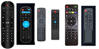 Control Remoto IR de Plástico con Batería AAA, Alcance de 10m para Android TV Box HK1 T95 TX3 Mini TX6 X96 X96 Max H96 R69