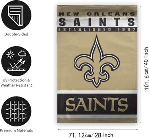 Оптовая продажа Высокое качество 12x18 дюймов двухсторонний <span class=keywords><strong>Seahawks</strong></span> NFL открытый декоративный дворовой баннер Садовый флаг - Product Image 2