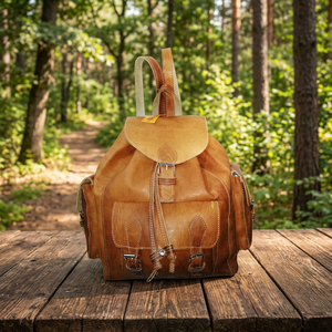 Mochila Hecha a Mano, Bolsa de Viaje Clásica, Asa Suave y Resistente, Estilo de Equipaje de Mano - Product Image 4