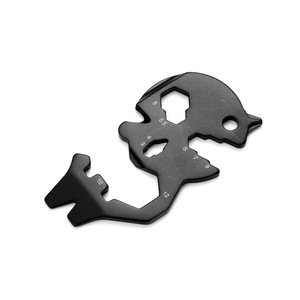 Hongrui llavero de acero inoxidable multiherramienta portátil sin óxido llave tornillo regla abrebotellas para supervivencia al aire libre escalada - Product Image 6