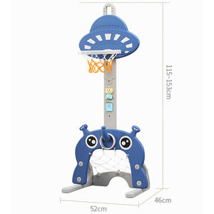 Feelbaby réglable intérieur <span class=keywords><strong>Mini</strong></span> Portable <span class=keywords><strong>panier</strong></span> <span class=keywords><strong>de</strong></span> <span class=keywords><strong>basket</strong></span> support personnalisé enfants jouet PE panneau arrière pour les tout-petits bébés équipement <span class=keywords><strong>de</strong></span> Cour - Product Image 2