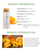 Nouvelle huile parfumée à la limonène CAS 7705-14-8, huile essentielle pure de limonène pour la fragrance