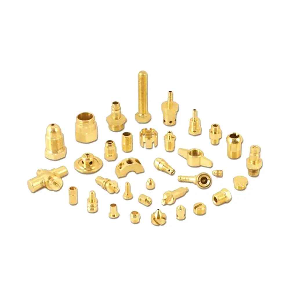 Custom Mini Precision Brass Turning Parts Service CNC Machining Small Brass Parts Manufacturers