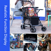 2025 pliable poussette pour animaux de compagnie panier à main nouveau supermarché panier pour pique-nique en plein air Camping Van séparé transporteurs pour animaux de compagnie voyage