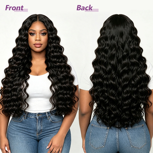 8‑30 Inch Soft Bouncy Natural Wave Virgin Remy <b>Human</b> Hair Bundles 100% Unprocessed Weft Weave Texture Extensions For Black Women - Product Image 5